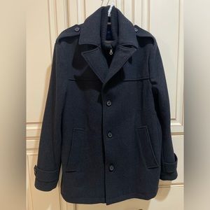 Men’s XL Egara Wool Blend Insulated Coat- Navy